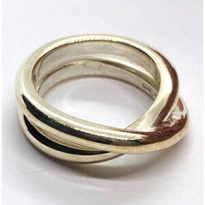 Tiffany & Co Paloma Picasso Le Circle Sterling Silver Ring 4.75